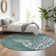 Premium Machine Washable Cerrito Teal Rug