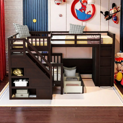 Jumaymah Kids Bunk Bed with Drawers