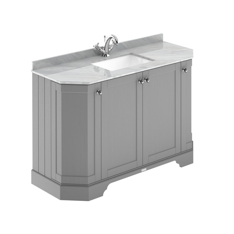 Old London 1200mm Free-standing Single Vanity, Grey, Storm Grey