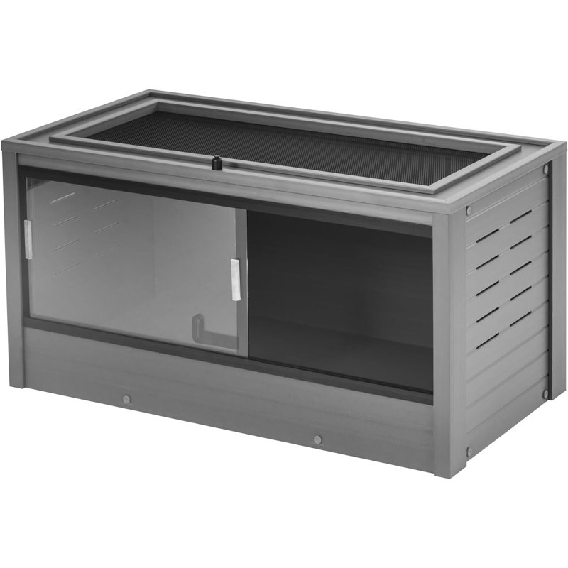 Terrarium EcoFlex, gris, H 18,2 po x l 36 po x P 18,2 po