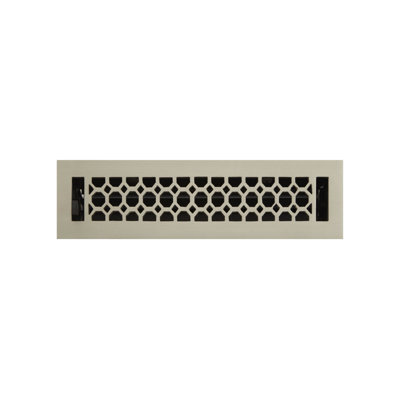 Honeycomb Brass Floor Register