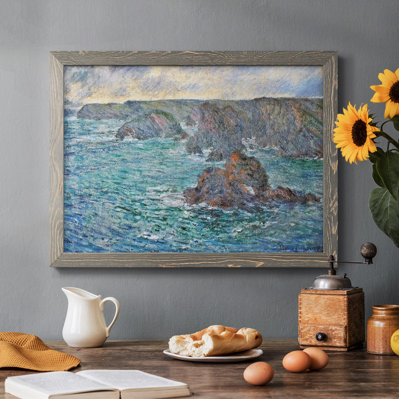 Belle - reproduction sur toile, Gris, H 22 po x l 32 po x P 1,5 po