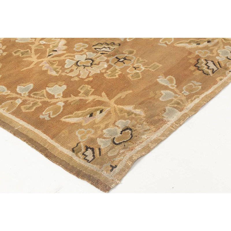 Antique One-of-a-Kind Rectangle 5'7" X 9'5" Flatweave Area Rug