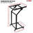 5 Core 12U Professional Audio Rack Mount DJ Mixer Stand Studio Adjustable Table Cart with Wheels