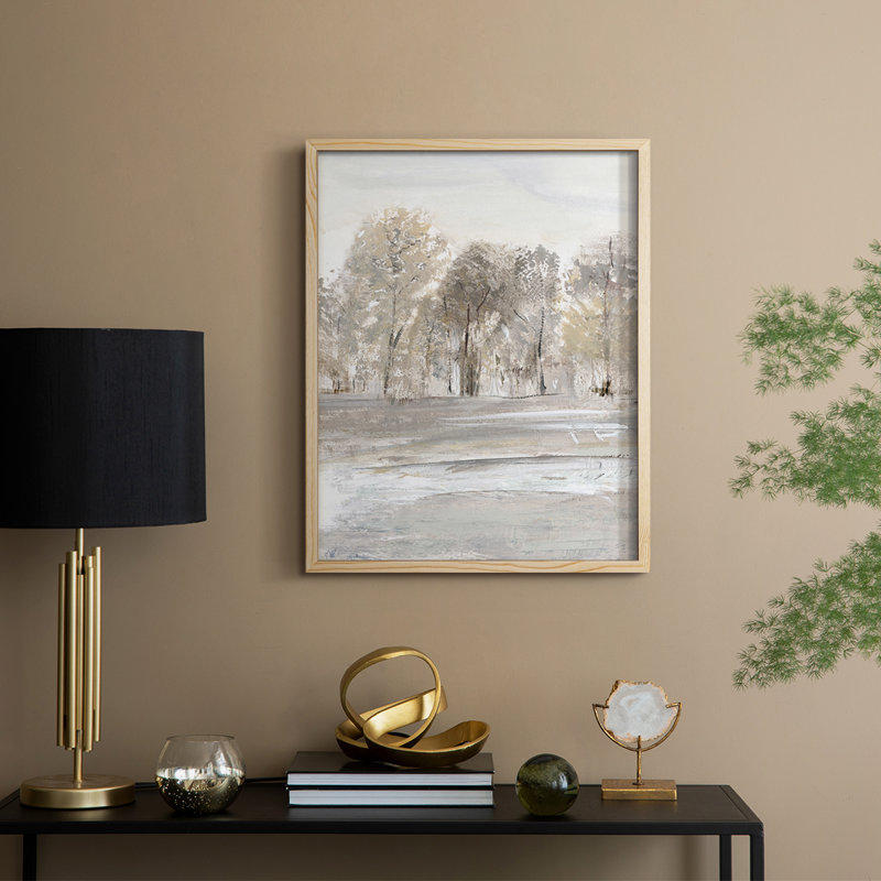 «Meadow's Edge II», reproduction encadrée - bois massif, H 21 po x l 17 po