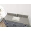 Plateau de meuble-lavabo simple 49 po avec lavabo en quartz 49 po-93617873