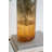 15" H x 5.7" W Handcrafted Watertight Glass Vase