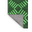 Tapis abstrait vert émeraude lavable à la machine 812-2102491351
