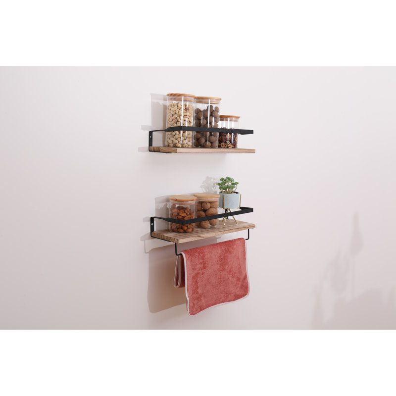 Cafferkey Paulownia Floating Shelf