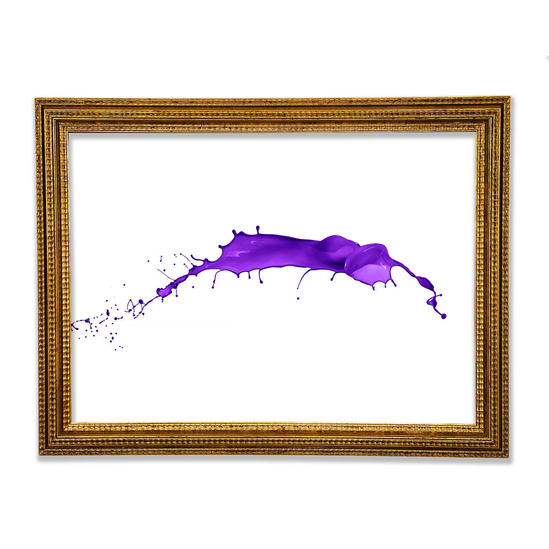 Wandbild Purple Splash