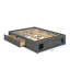 Lit plateforme grand format avec quatre tiroirs et rangement au pied de lit, sans tête de lit-924585820