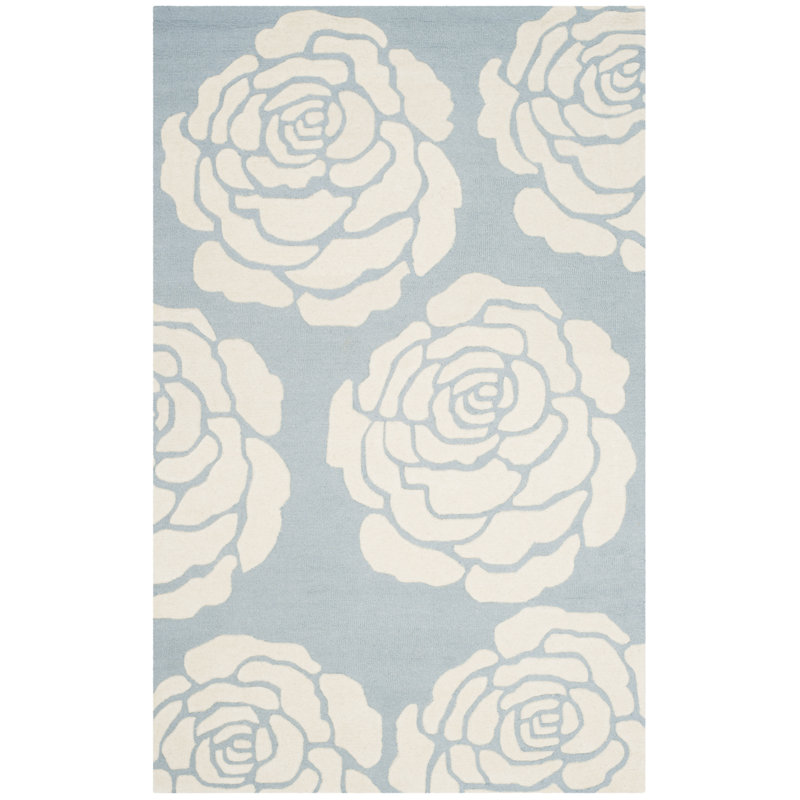Tapis en laine touffeté à la main Cannen, Rectangle 2 pi x 3 pi