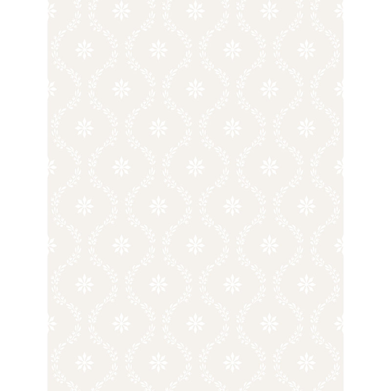 33' L x 21" W Wallpaper Roll, Snow