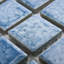 Fountain Square Blue 12" x 12" Porcelain Mosaic Floor and Wall Tile