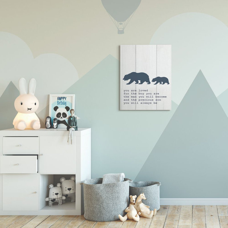 Décoration murale pour enfants Lessing, Toile tendue, H 30 po x l 24 po x P 1,5 po