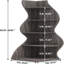 Tablette d'angle à 5 niveaux 1 pièce-133436755