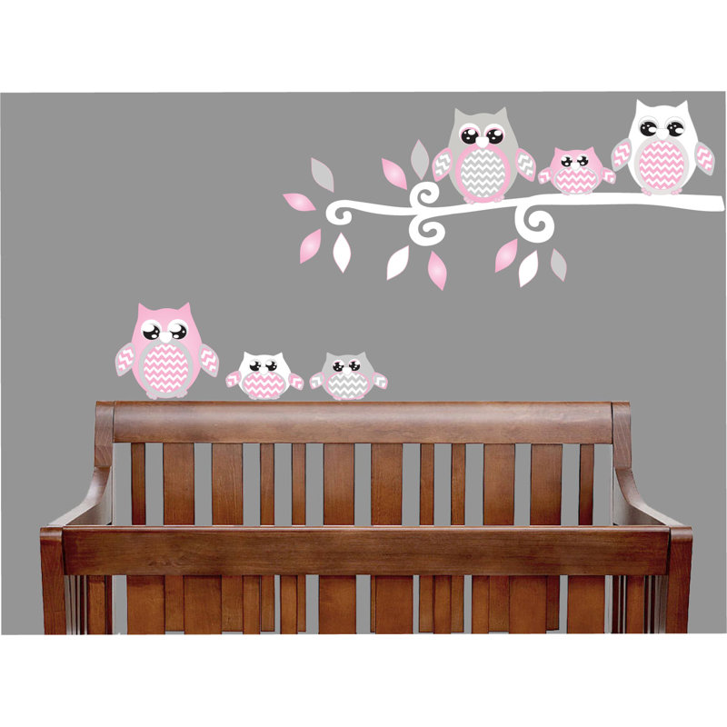 Landscape & Nature Non-Wall Damaging Wall Decal, Pink