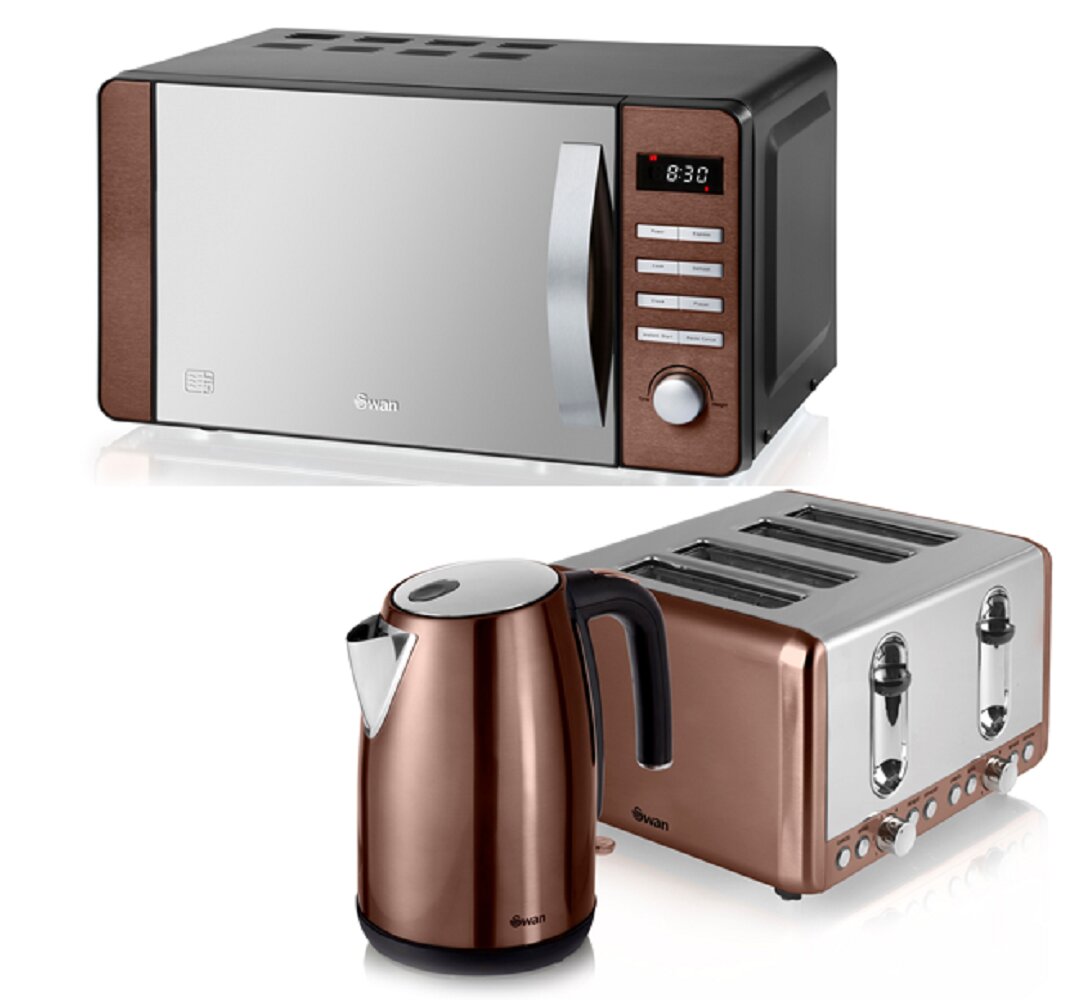 Microwave kettle on sale and toaster set