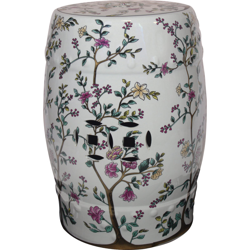 Gode Ceramic Accent Stool