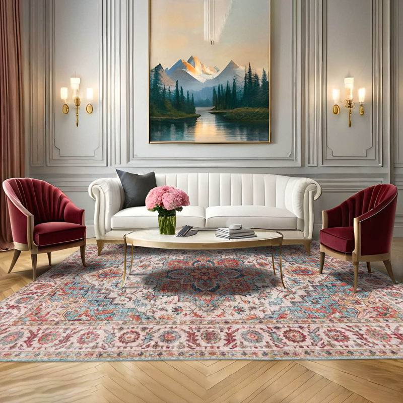 Tapis rectangulaire intérieur / extérieur Hollenbach, Rectangle 4 pi x 6 pi
