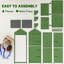 Outsunny Small Shed Wooden Garden Shed-517223301
