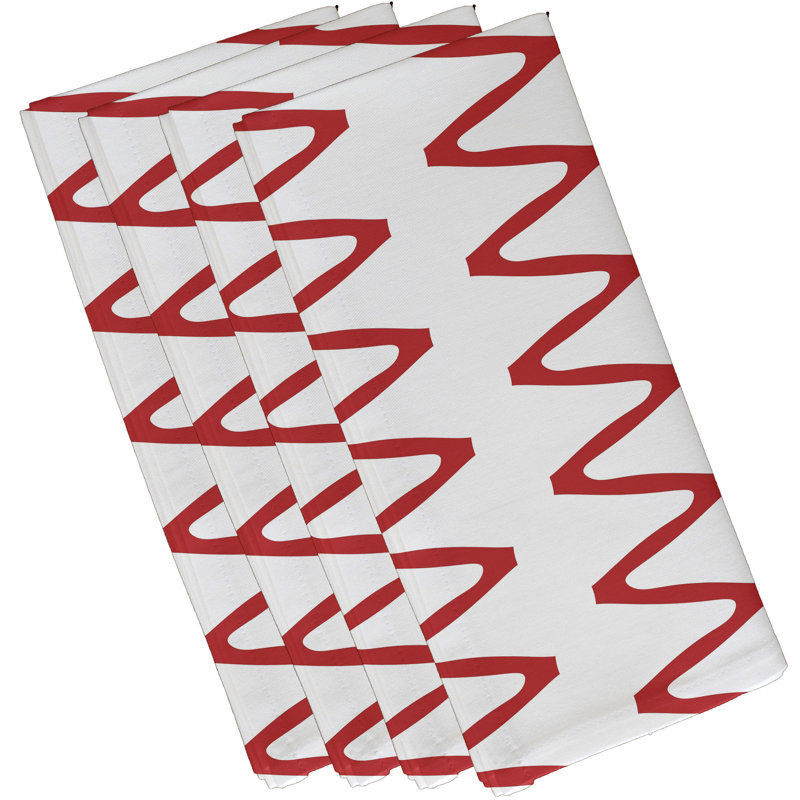 Serviette 22 po Ferrier, Rouge