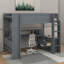 Lit mezzanine double avec bureau-1257299186