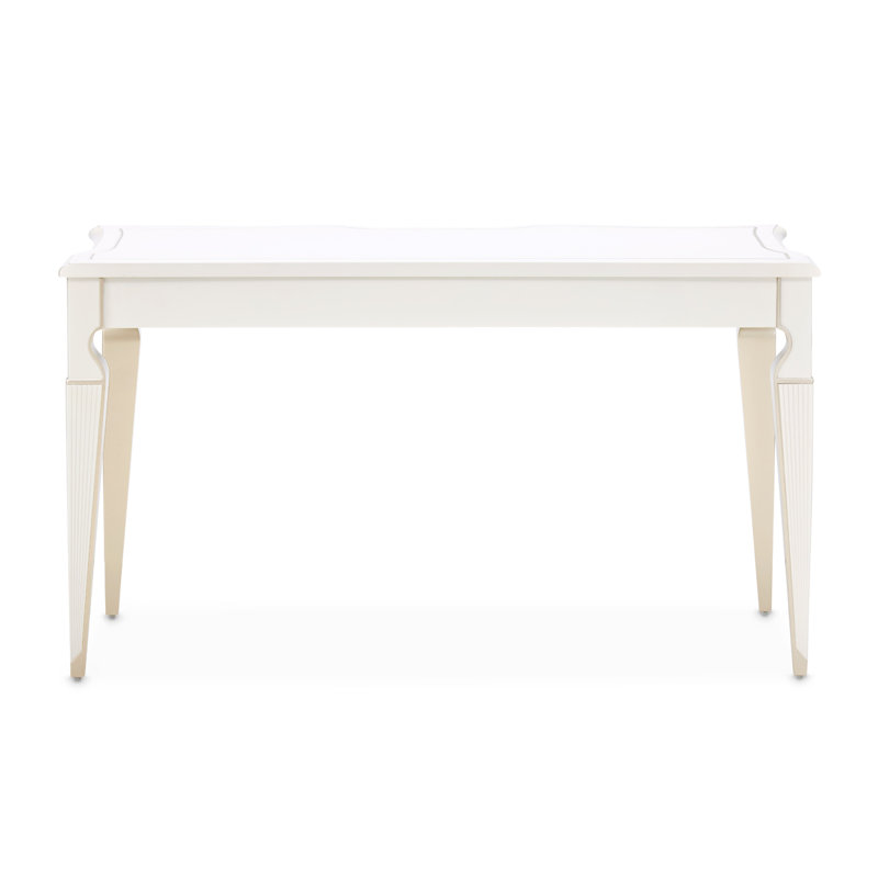 La Marisia Vanity, Mirror & Chair Set - Creamy Pearl