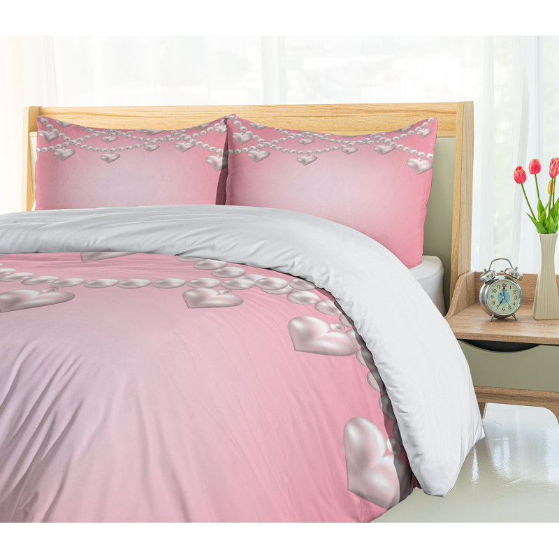 Modern & Contemporary Polyester Duvet Cover, King Duvet Cover + 2 King Shams