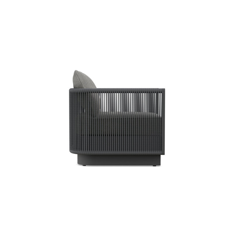 Porto Patio Chair with Cushion, Ash/Fog