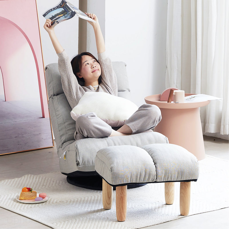 Fauteuil inclinable Floor Chair, Gris clair