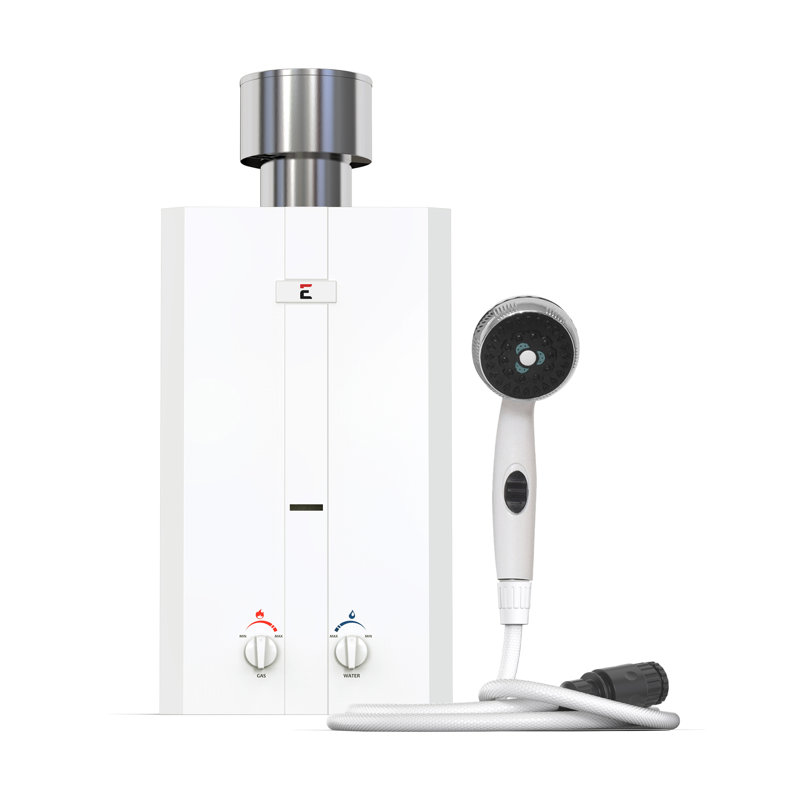 Chauffe-eau extérieur portable sans réservoir de 3,0 gallons par minute avec ensemble de douche Eccotemp