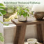 Table de bout en bois massif avec rangement-131967774-122569275