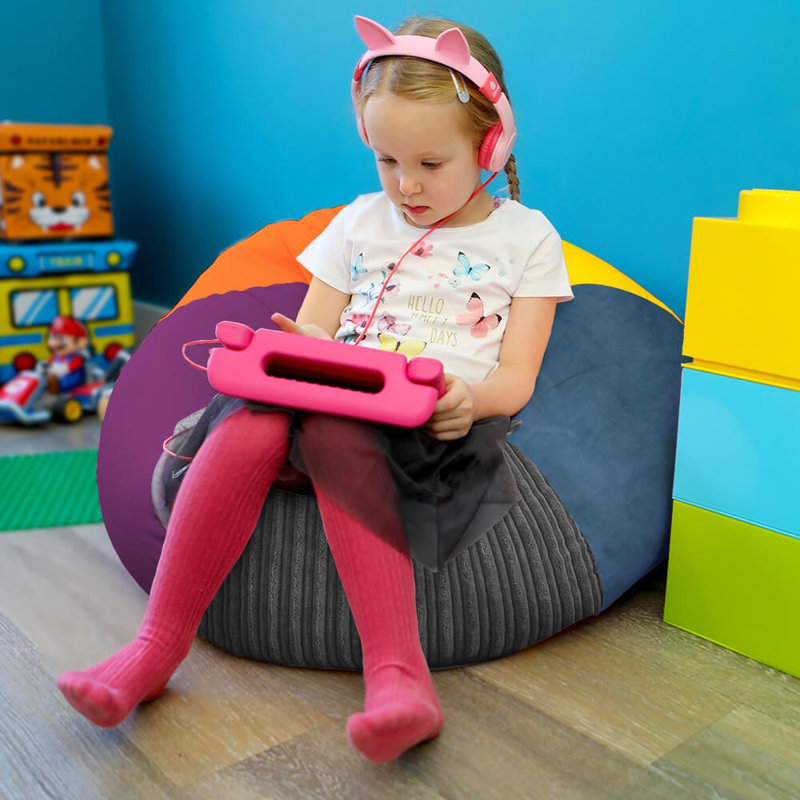 rucomfy Beanbags Kids Indoor Sensory Bean Bags. Comfortable Living room Furniture. Mixture of Random Colours & Quality Fabrics