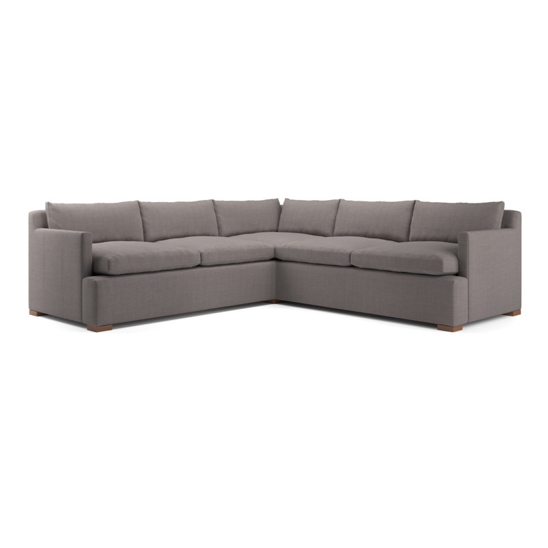 Ghost Sectional, Nevis Graphite Polyester Blend