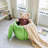 Upholstered Ottoman with Storage Velvet Vanity Stool for Living Room-1298924695