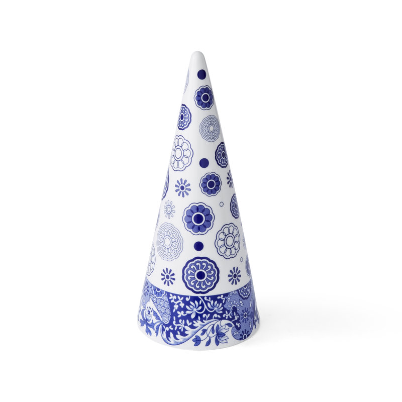 Spode Blue Italian Topiary 10"