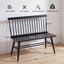 Banc en bois massif Modern Farmhouse Hadiya-99057899
