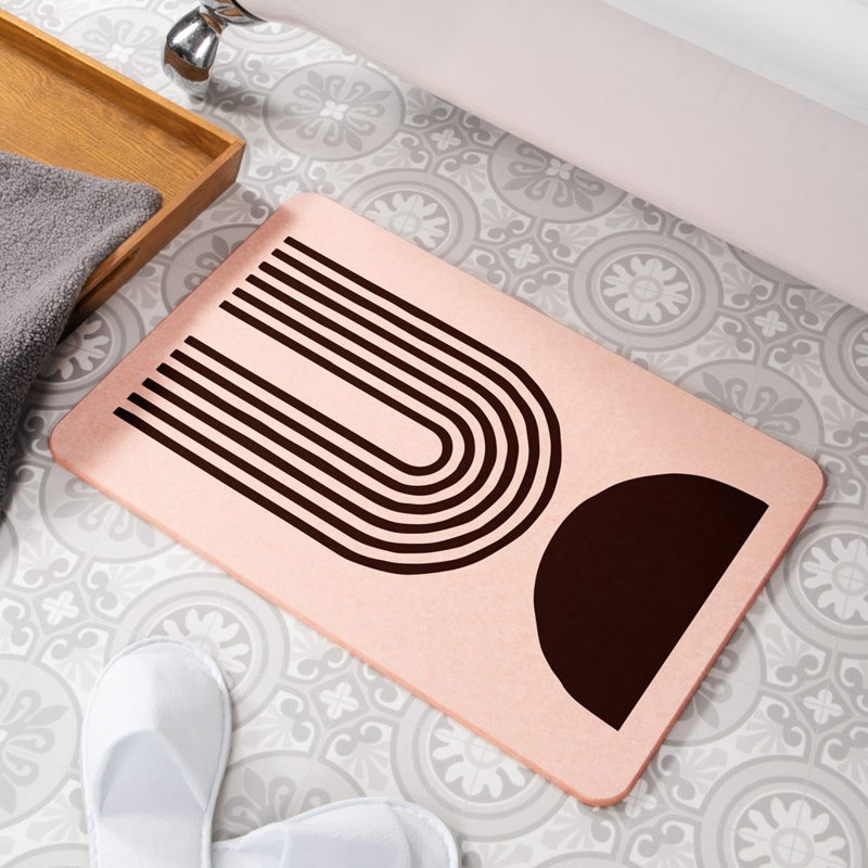 Non-Slip Bath Mat, Pink