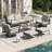 Mariene 5 - Person Patio Conversation Set with Cushions-101250882-101250881