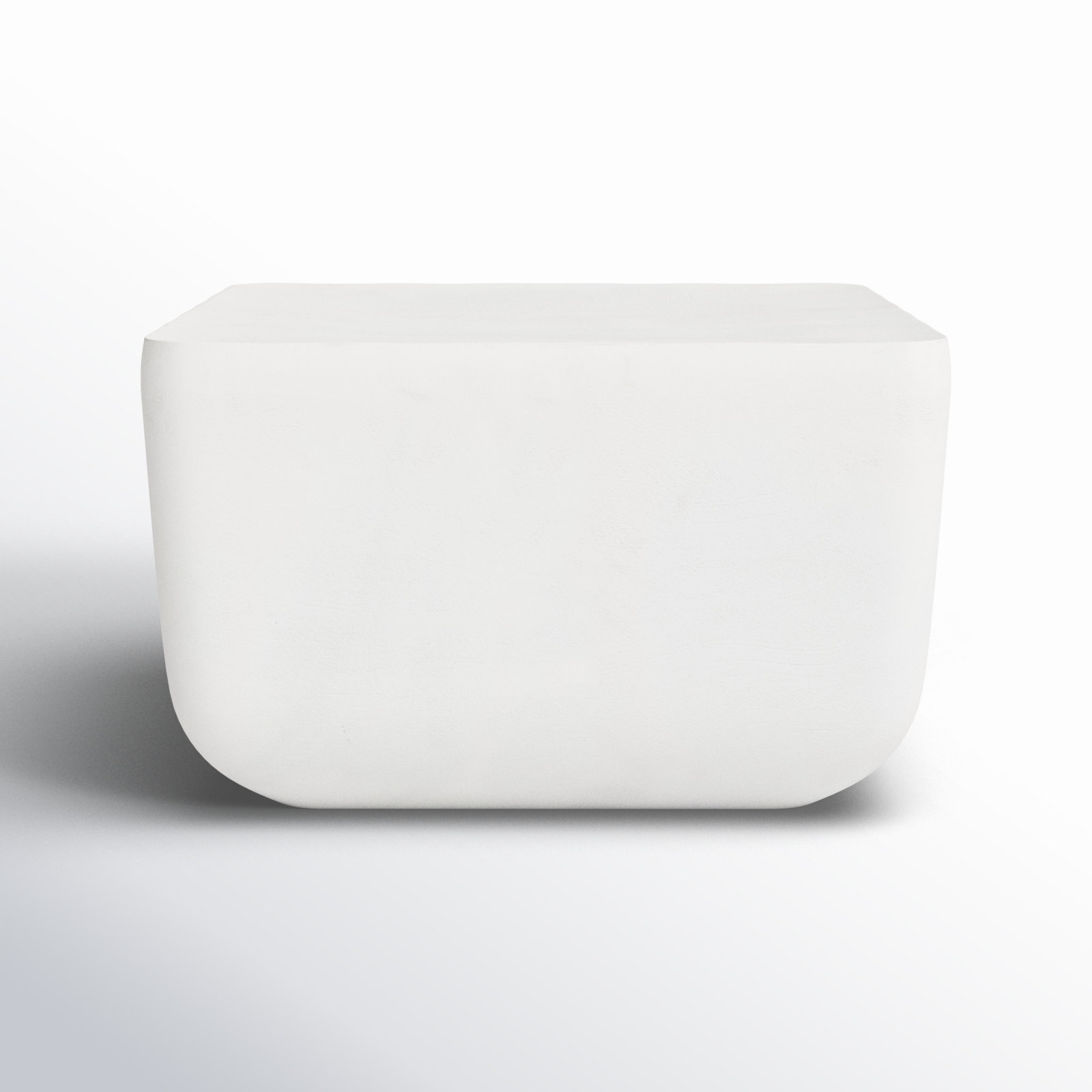 Eponine 24.75'' Outdoor Side Table, Matte White