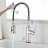Touch Kitchen Faucet With Pull Down - 360-Degree Swiveling Flow, Corrosion , Rust-, Brushed Nickel, Stainless Steel, Effortless Management 360 Degree Swivel, Resistance, Rust Prevention, Handy Control-770820452
