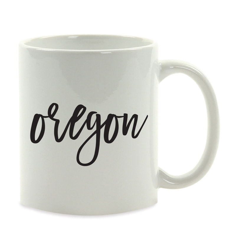Ceramic Coffee Mug, Oregon
