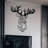 Elegant Black Decorative Metal Wall Accessory, 19.3 x 20.1 Inches | 100% Metal with 0.08 Inch Thickness | Easy Wall Mount Design | Perfect for Home, Office & Gallery Decor, Stylish and Durable