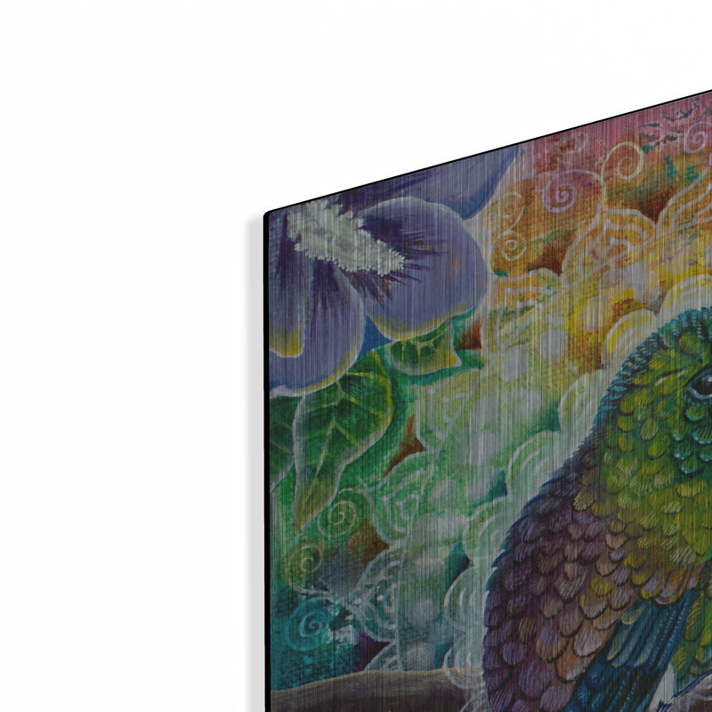  «Colours of Joy» par Verena Wild, art mural en métal, 24 po x 24 po, H 24 po x l 24 po