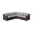 Biles Fully Assembled 5 Piece Rattan Sectional Seating Group with Cushions
