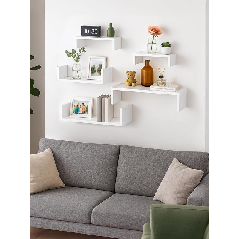5 Piece Floating Shelf