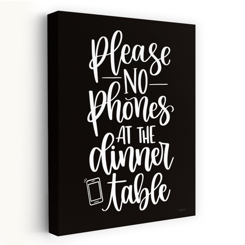 Please No Phones Abstract Contemporary Art, 36" H x 24" W