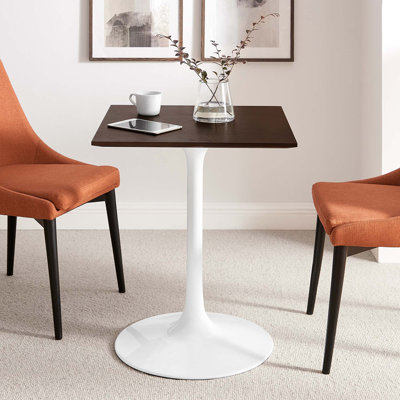 Lippa 24" Square Wood Grain Dining Table