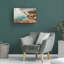 Art mural sur toile tendue - «Yellowstone Geyser» de Darrell O’Sullivan pour décoration de salon, de chambre à coucher ou de bureau - 12 x 19